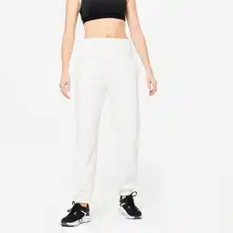 Decathlon Warme fleece broek voor fitness dames 500 wit aanbieding