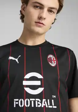 Decathlon AC Milan Pre-match shirt voor heren PUMA Black For All Time Red aanbieding