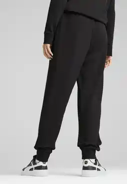 Decathlon ESS METALLIC sweatpants voor dames PUMA Black Metallic Gold aanbieding