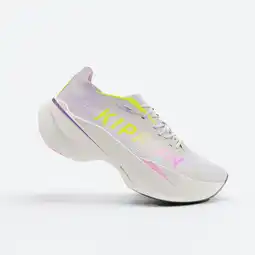 Decathlon Hardloopschoenen met carbon plaat voor dames KD900X LD+ lila aanbieding