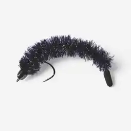 Decathlon Streamer voor roofvissen worm Predator HRK63 zwart aanbieding