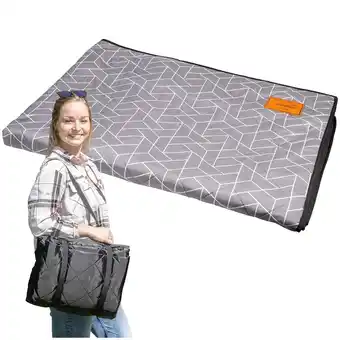 Decathlon Tenttapijt Bredal - kamperen - 200 x 300 cm - polyester Softtouch - waterdicht aanbieding