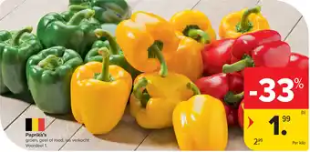 Carrefour Paprika's aanbieding