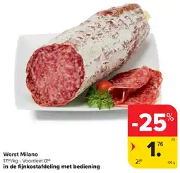 Carrefour Worst Milano aanbieding