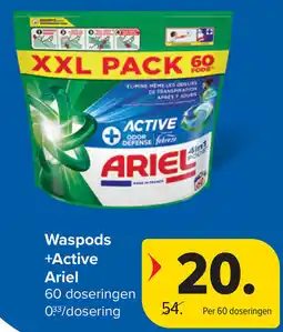 Carrefour Waspods +Active Ariel aanbieding