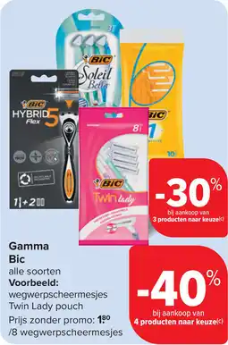 Carrefour Gamma Bic aanbieding