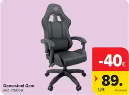 Carrefour Gamestoel Gem aanbieding