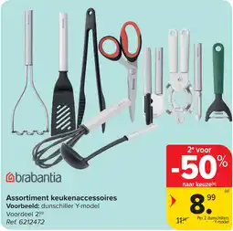 Carrefour Brabantia Assortiment keukenaccessoires aanbieding