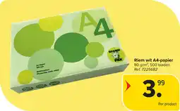 Carrefour Riem wit A4 papier aanbieding