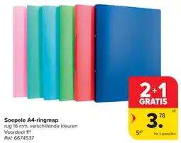 Carrefour Soepele A4 ringmap aanbieding