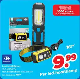 Carrefour Carrefour Led hoofdlamp aanbieding