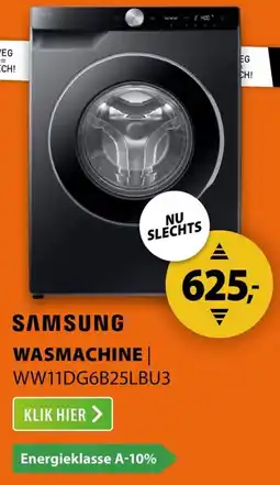 Expert Samsung wasmachine WW11DG6B25LBU3 aanbieding