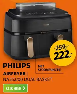 Expert Philips airfryer NA552/00 aanbieding