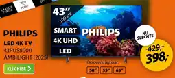 Expert Philips LED 4K TV 43PUS8000 aanbieding