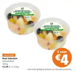 Colruyt Boni Selection seizoensfruit 230 g aanbieding