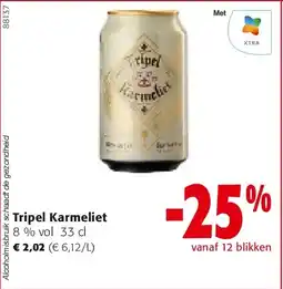 Colruyt Tripel Karmeliet aanbieding