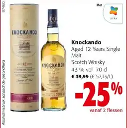 Colruyt Knockando Aged 12 Years Single Malt Scotch Whisky aanbieding