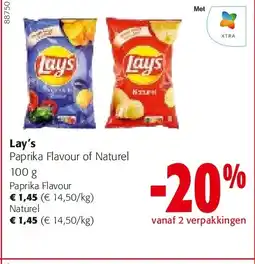 Colruyt Lay’s Paprika Flavour aanbieding