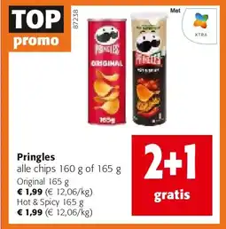 Colruyt Pringles Original 165 g aanbieding