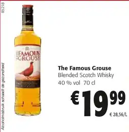 Colruyt The Famous Grouse Blended Scotch Whisky aanbieding