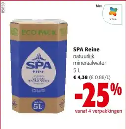 Colruyt SPA Reine natuurlijk mineraalwater 5 L aanbieding