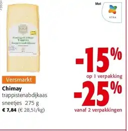 Colruyt Chimay trappistenabdijkaas sneetjes 275 g aanbieding