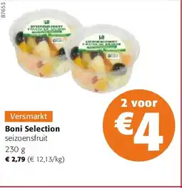 Colruyt Boni Selection seizoensfruit 230 g aanbieding