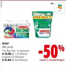 Colruyt Ariel The Big One 15 dosissen aanbieding