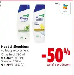 Colruyt Head & Shoulders Citrus Fresh 330 ml aanbieding