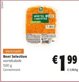 Colruyt Boni Selection wortelsalade 500 g aanbieding