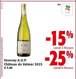 Colruyt Vouvray A.O.P. Château de Valmer 2023 aanbieding