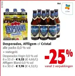 Colruyt Desperados Virgin 0,0 % vol 6 x 33 cl aanbieding