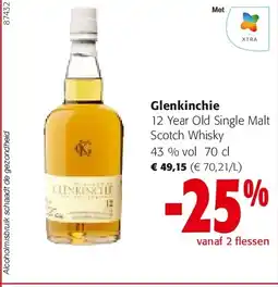 Colruyt Glenkinchie 12 Year Old Single Malt Scotch Whisky aanbieding