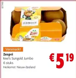 Colruyt Zespri aanbieding