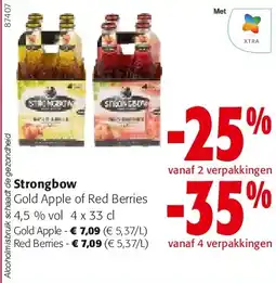 Colruyt Strongbow Gold Apple aanbieding
