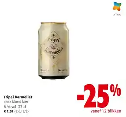Colruyt Tripel Karmeliet sterk blond bier aanbieding