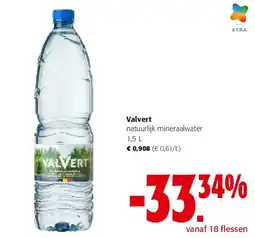 Colruyt Valvert natuurlijk mineraalwater 1,5 L aanbieding