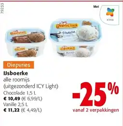 Colruyt IJsboerke Chocolade 1,5 L aanbieding