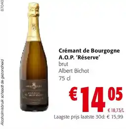 Colruyt Crémant de Bourgogne A.O.P. ‘Réserve’ aanbieding