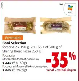 Colruyt Foccaccia Mozzarella-tomaat-basilicum aanbieding