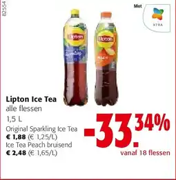 Colruyt Lipton Ice Tea Original Sparkling Ice Tea aanbieding