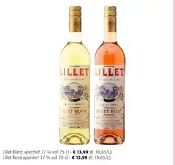 Colruyt Lillet Blanc aperitief 17 % vol 75 cl aanbieding