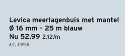 GAMMA Levica meerlagenbuis met mantel Ø 16 mm - 25 m blauw aanbieding