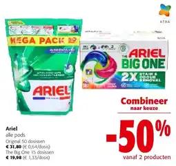 Colruyt Ariel Original 50 dosissen aanbieding