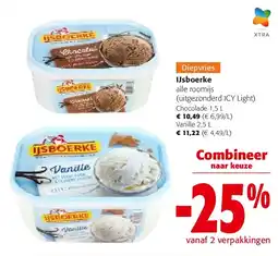 Colruyt IJsboerke Chocolade 1,5 L aanbieding