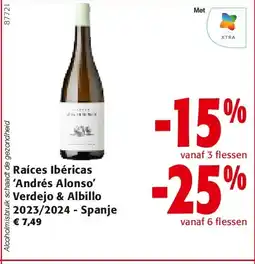 Colruyt Raíces Ibéricas ‘Andrés Alonso’ Verdejo & Albillo 2023/2024 - Spanje aanbieding