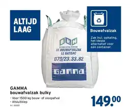 GAMMA GAMMA bouwafvalzak bulky aanbieding