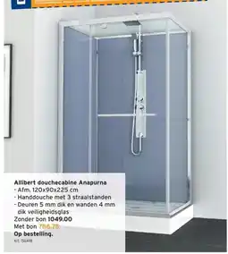 GAMMA Allibert douchecabine Anapurna aanbieding