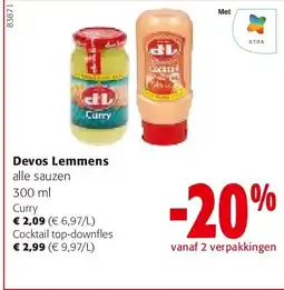 Colruyt Devos Lemmens Curry aanbieding