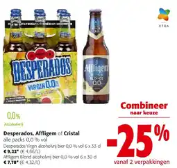 Colruyt Desperados Virgin alcoholvrij bier 0,0 % vol 6 x 33 cl aanbieding